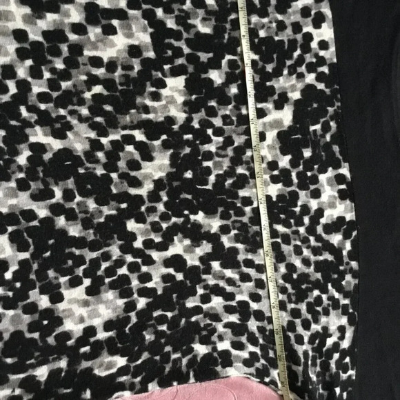 Laura Petites Women’s Black White Block Sweater Top size M - Picture 4 of 6